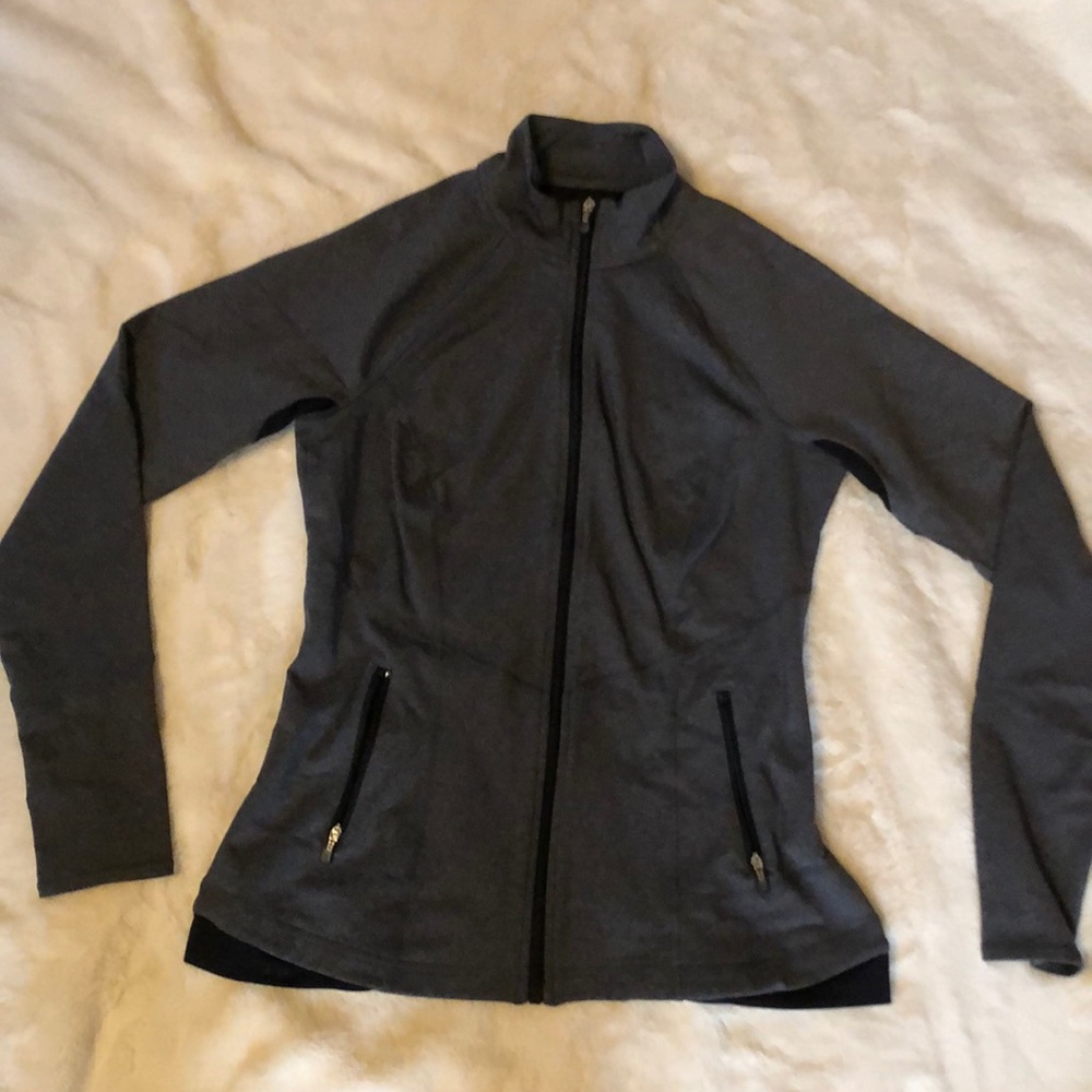 Tek Gear Dark Grey/Black Athletic jacket full zip